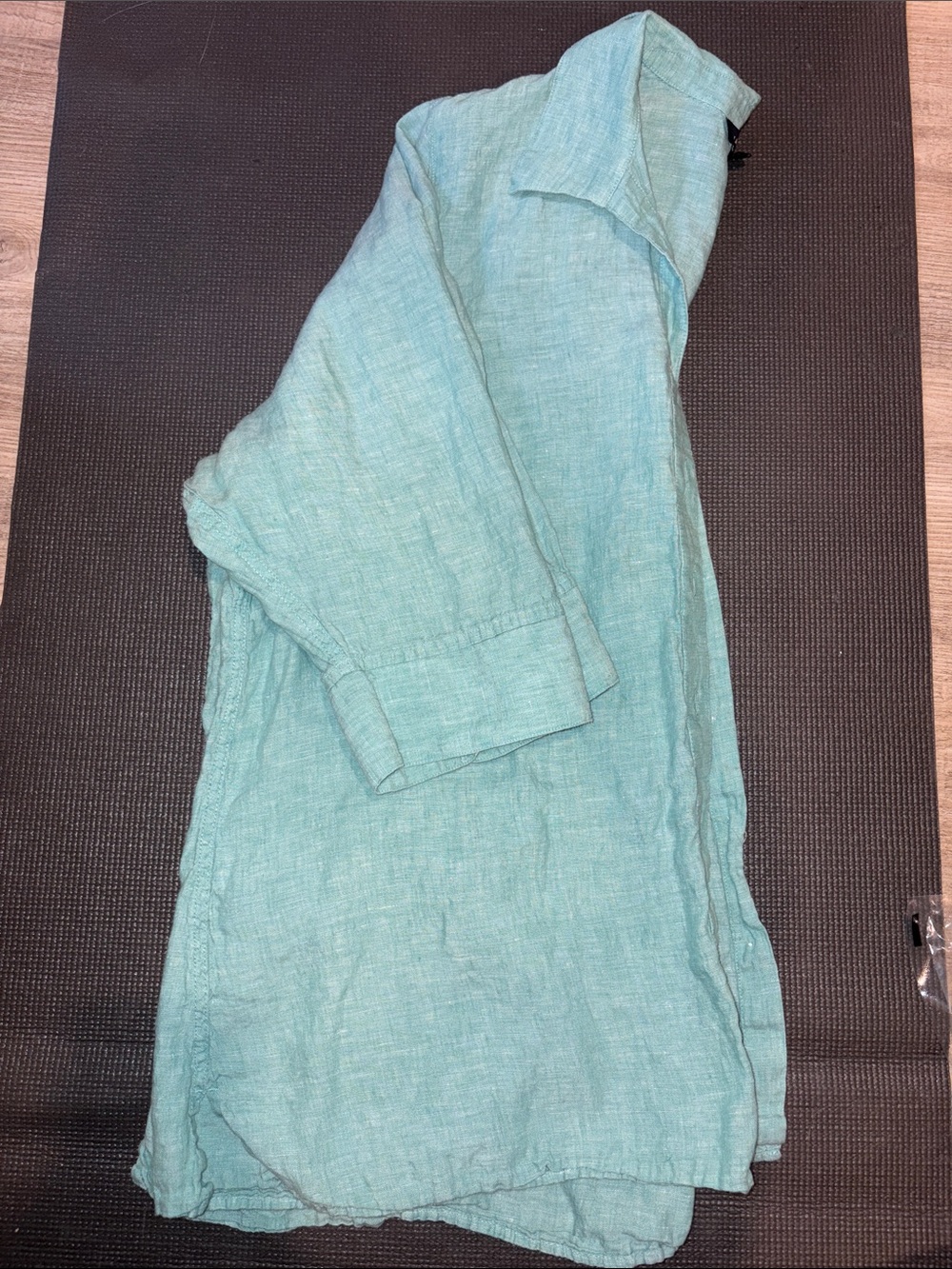 Lands’ End Button Up Linen Top